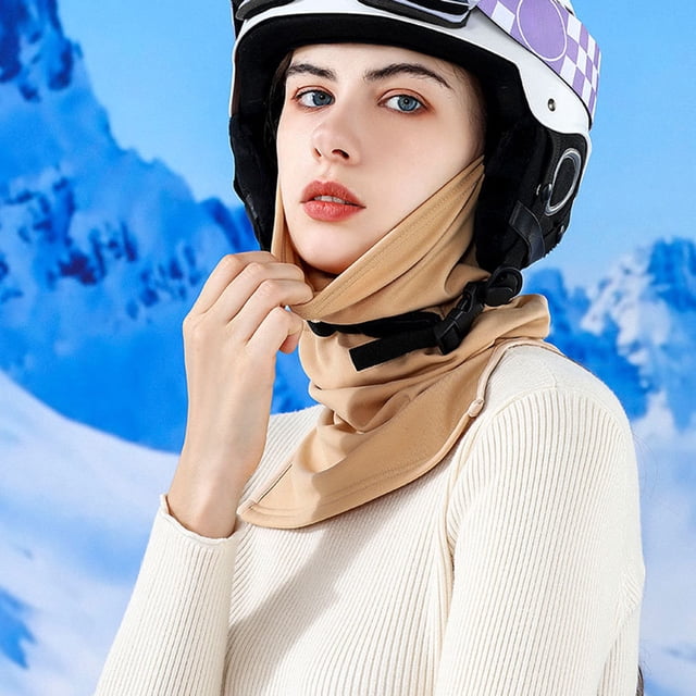 LJNYFDC Face Protection Cover Winter Face Guard Neck Warmer Soft Protection Windproof Solid Color Ski Winter Sports Thermal Face Guard