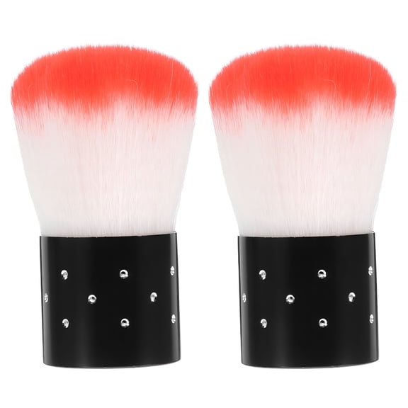 ACDANC 2pcs Dip Powder Brushes Nail Dipping Powder Containers Nail Brushes Kit