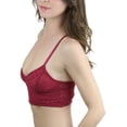 thumbnail image 3 of ToBeInStyle Women's Spaghetti Strap Lace Camisole Crop Top, 3 of 4