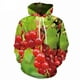 thumbnail image 5 of Sudadera con capucha con gráfico de frutas para hombres y mujeres, sudadera con estampado 3D de comida deliciosa, sudaderas casuales de manga larga, tops de gran tamaño, jerséis, 5 of 5