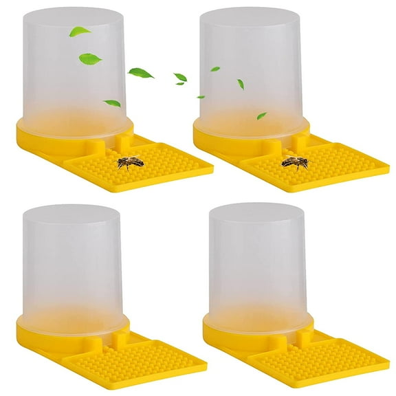 4 Pack Bee Waterer, Bee Feeder Bee Water Feeder Bee Watering Station Bee Feeders for Outside