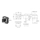 thumbnail image 4 of 100 piezas de interruptor de botón táctil de 2 pines DIP 6x6x5 mm PCB interruptor de botón pulsador táctil momentáneo, 4 of 4