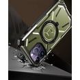 thumbnail image 3 of For Apple iPhone 11 /6.1" MagSafe Compatible Circle Ring Magnetic Kickstand Hybrid Hard Back TPU Edge Protective Cover ,Xpm Phone Case [ Green ], 3 of 4