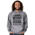 thumbnail image 5 of A Day Without Video Games Hoodie Sweatshirt Women Men Brisco Brands M, 5 of 6