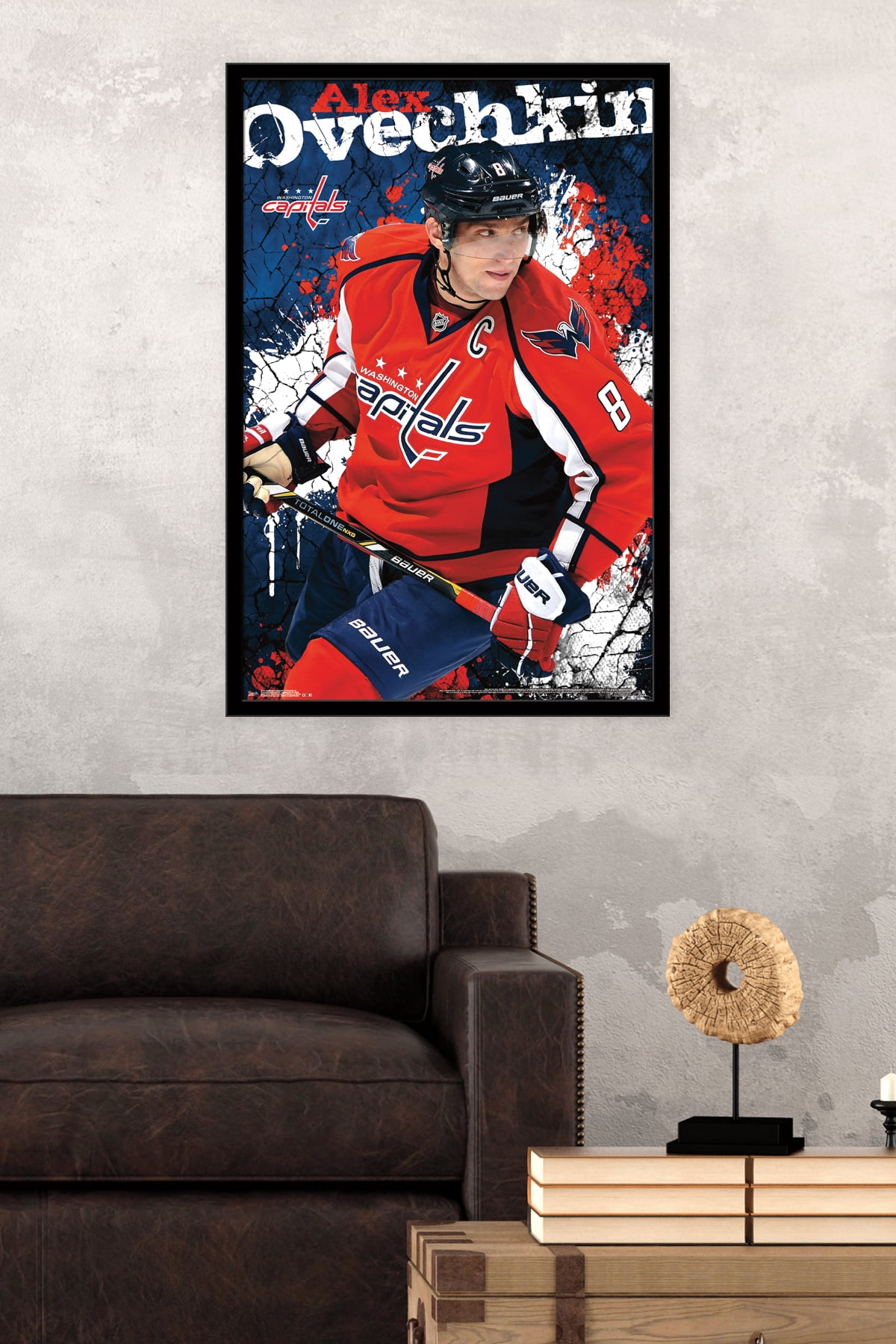 NHL Washington Capitals - Alex Ovechkin 13 Wall Poster, 22.375" x 34", Framed