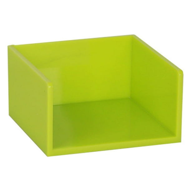 Caja de almacenamiento de papel para mensajes Ficarrico, caja de notificación de color plástico, caja para tarjetas de presentación, caja de calcomanías para mensajes