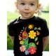 thumbnail image 1 of Girls Cartoon Caterpillar Print 100% cotton Short Sleeve T-shirt, Comfy Casual Tees For Girls Summer, 1 of 6
