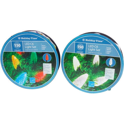 holiday time 150 count led lite lock c6 christmas lights warm white walmartcom - Walmart Led Christmas Lights holiday time 150 count led lite lock c6 christmas lights warm white walmartcom - Walmart Led Christmas Lights