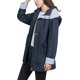 thumbnail image 2 of Chaqueta impermeable ligera y resistente al viento para mujer, informal, con capucha, manga larga, forrada con cremallera, para exteriores, 2 of 5