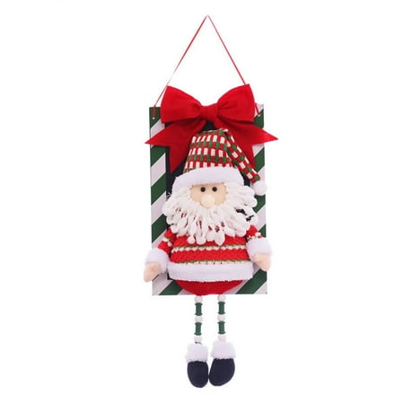 Santa Snowman Doll Pendant Christmas Tree Door Window