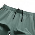 thumbnail image 3 of Xdegoge Running Shorts for Men with Zipper Pockets Quick Dry Athletic Workout Shorts for Men Lightweight Gym Training Shorts Elastic Waist Drawstring Shorts for Hiking Outdoor, 3 of 4