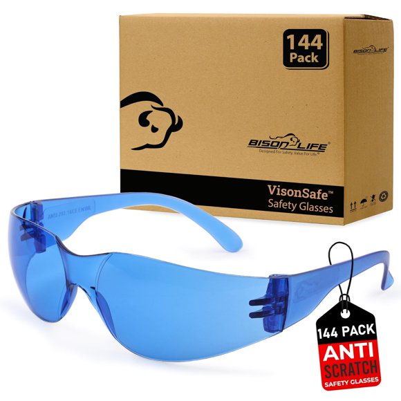 Gafas de seguridad Bison Life BL ESCR BLLBLT 12 policarbonato antiarañazos ANSI Z87 1 pack 12 unidades