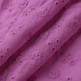 thumbnail image 5 of Women Boho Solid Neck Dresses Hollow Out Splice 3/4 Sleeve Mid-Long Dresses Summer Casual Dresses for Women Knee Length Misses Dresses Casual Petite Summer Dresses for Women Petite Length Dresses, 5 of 6