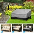 thumbnail image 6 of TSV Patio Loveseat Cover, 2-Seater Outdoor loveseat Cover, Waterproof Patio Furniture Cover, 6 of 7