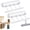 4-line 2pc, variant on Retractable Multi-Line Clothesline Dryer - Wall Mounted Telescopic Drying Rack Rope Hanger, 5 Line Retractable Dryer for Indoor Outdoor Use, Space Saving for Bathroom Balcony Laundry ,4-Line