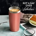 thumbnail image 6 of Not A Day Over Fabulous - 20 Oz Stainless Steel Insulated Tumbler Cup with Lid- 21st 30th 40th 50th 60th 70th Birthday Gifts for Women Her Mom Grandma Friend Gift Ideas, 6 of 6