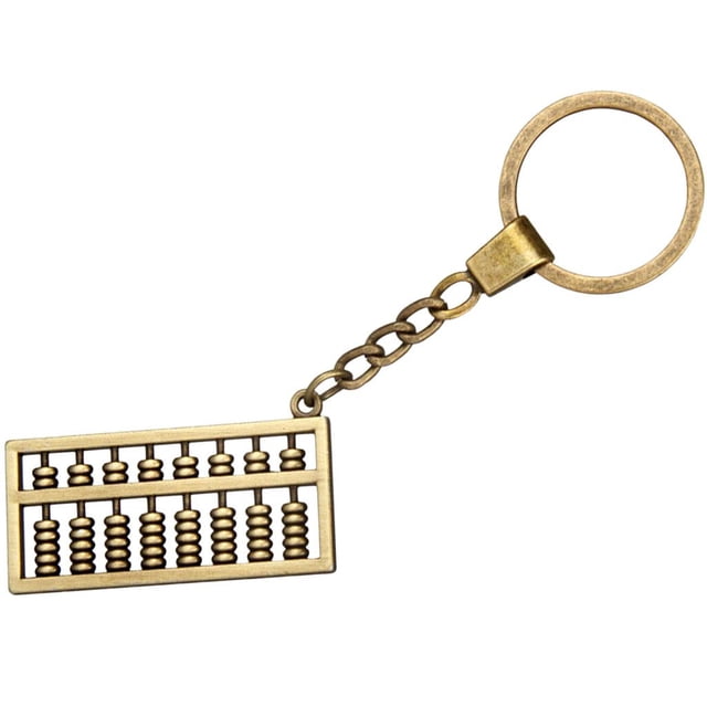 - Colgante de llave con forma de frágil de bronce para collar