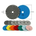 CPAN 4 Inch Dry Polishing Pads Sanding Discs Grinding Wheels for