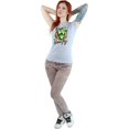 thumbnail image 3 of DC Bombshells Womens Poison Ivy Badge Heather T-Shirt, 3 of 7