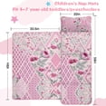 thumbnail image 5 of Pioneer Flower Floral Print Pattern Toddler Nap Mats for Kids Preschool,Sleeping Mat Bag or Kids,Toddler Sleeping Bag,Toddler Nap Mat or Daycare, 5 of 6