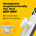 thumbnail image 3 of Transparent Daisy Flower Shape Design Mobile Phone Grip Multi Functional Collapsible Stand Holder for Smartphone Tablet Cell Phone Accessory, 3 of 8