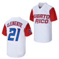 thumbnail image 1 of Kekambas #21 Roberto Clemente Puerto Rico World Game Classic Mens Baseball Jersey Cosido Talla M, 1 of 5