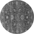 thumbnail image 1 of Ahgly Company Indoor Round Oriental Gray Industrial Area Rugs, 6' Round, 1 of 4