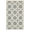 thumbnail image 3 of Safavieh Cambridge 3' X 5' Hand Tufted Wool Rug in Silver and Ivory, 3 of 4