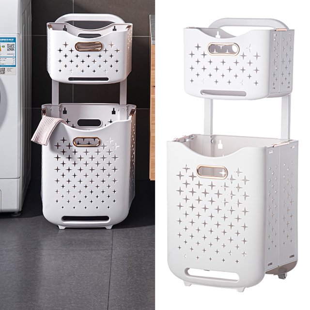 Cesta de lavandería plegable Jadeshay portátil gran capacidad