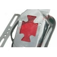 thumbnail image 2 of Chrome Plated Cross Phantom Tail Light Unit With Number Plate Illuminator, 2 of 4