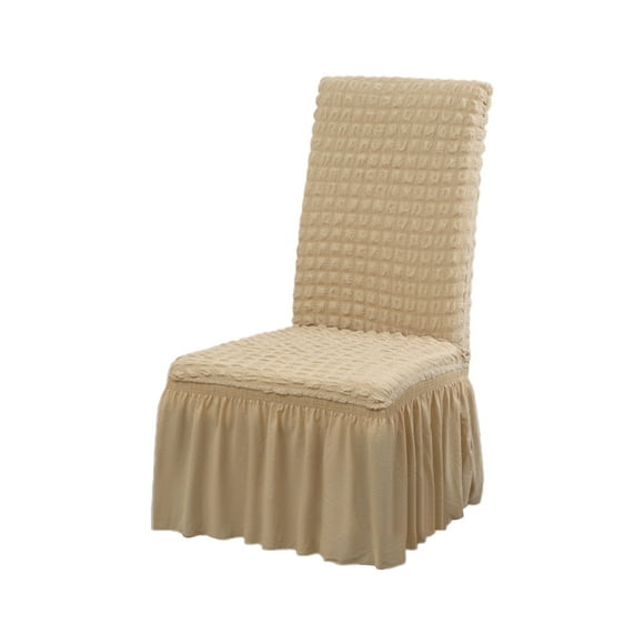 Housse de Chaise de Salle à Manger en Tissu Élastique Universelle Quatre Saisons Tout Inclus, Housse de Chaise Anti-Saleté pour Salle à Manger et Bureau