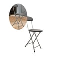 thumbnail image 3 of Silla Plegable Mainstays Circular Negra, 3 of 4