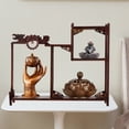 thumbnail image 3 of GAXIRE Support d'Exposition Curio pour Bureau Rouge Foncé 1 Pcs, 3 of 6