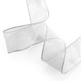 thumbnail image 3 of Cinta decorativa ALTIER con alambre plateado de 6,4 cm x 36,5 m, 3 of 3