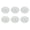 transparent, variant on 6Pcs Round Foot Pedal Switches Step on Button Control for Floor Lamp Easy Install