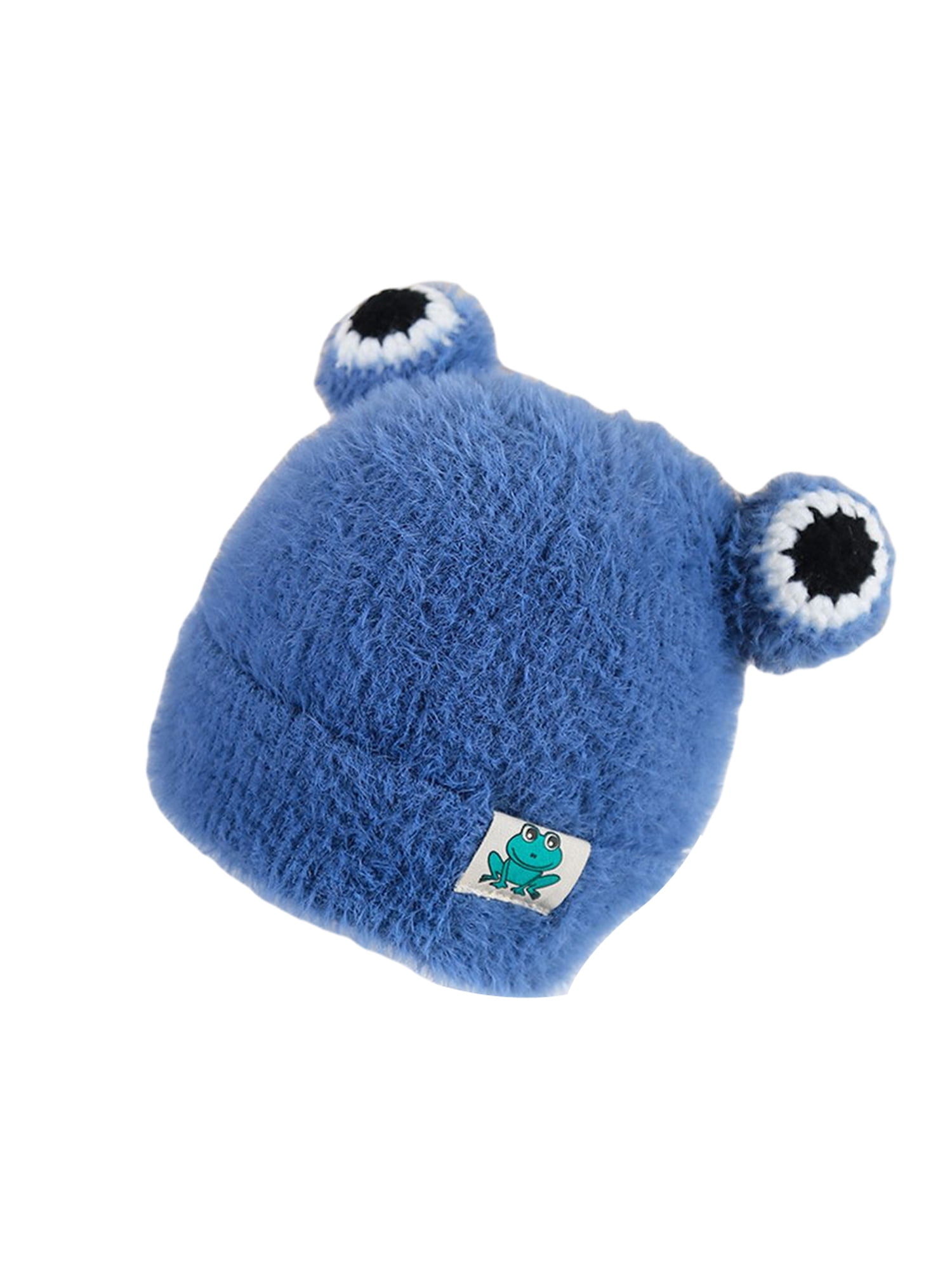 Cute Plush Hat Cartoon Frog Winter Ski Cap for Toddler Kids Baby Boys Girls New
