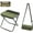 Green, variant on enkfyh Foldable Backpack Stool, Mini Outdoor Camping Collapsible Stool, Small Fishing Chair, Portable Small Foldable Lightweight Hunting Seat, Folding Slacker Chairs for Fishing Travelling Picnics