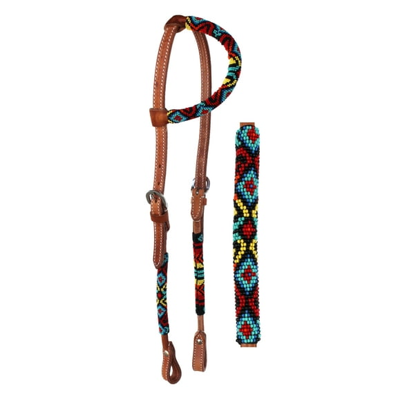 Horse Show Bridle Western Leather Headstall  79RT06HA