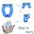 thumbnail image 4 of 2025 Suitable [Upgraded Version] Baby Toilet Reducer - Travel Foldable Toilet Seat Portable Potty, 4 of 5