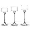 thumbnail image 2 of Matashi Crystal Tealight Candlestick, Radiant Gems Inside Stem Tabletop Decorative Candle Holder for Wedding Dining Kitchen Living Room Gift for Thanksgiving Christmas New Year (Tealight), 2 of 2