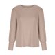 thumbnail image 5 of Top informal suelto de manga larga con botones y manga abullonada de Color sólido con cuello redondo para primavera y otoño para mujer Pompotops FGAJ8503, 5 of 9