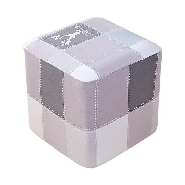 yuksok Stretch Ottoman Cover Folding Storage Stool Furniture Footstool Protector Covers A