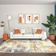thumbnail image 6 of Chelsea Contemporary Abstract 5'3'' x 7'3'' Multicolor Polypropylene Indoor Area Rug, 5' x 7', 6 of 6