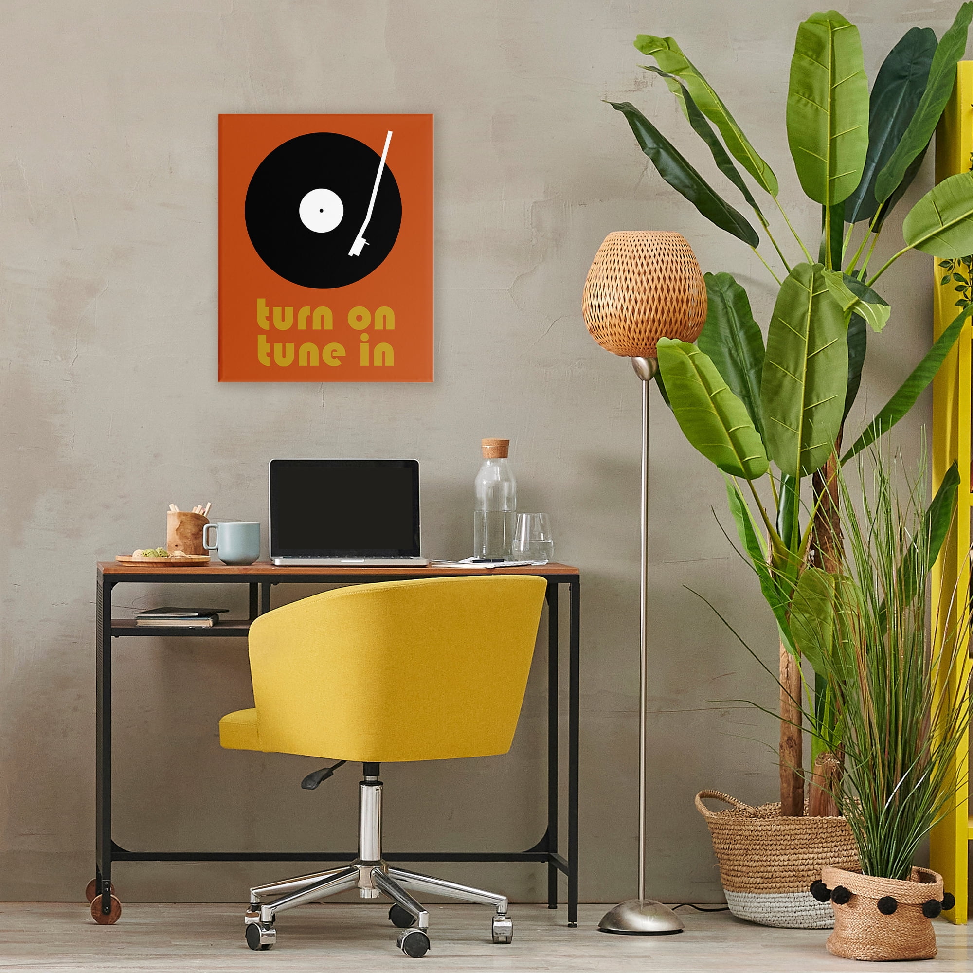 Stupell Industries Turn On Tune In Canvas Wall Art, design by Tom Quartermaine