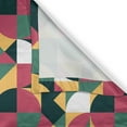 thumbnail image 4 of Ambesonne Geometric Window Valance, Circles with Triangles, 54" X 12", Multicolor, 4 of 5
