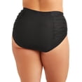 thumbnail image 3 of Terra & Sky Women's Plus Size Solid High Waist Swimsuit Bottom, 3 of 4