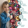 thumbnail image 3 of Blackout Kids Curtains,Pioneer Flower Floral Print Pattern Childrens Insulated Curtains Set Of 2,Bedroom Essentials,Toddler Room Decor 42"x54", 3 of 5