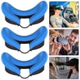 thumbnail image 3 of Funda Silicona para Ojos Cojín Facial Antisudor Gafas Meta Quest 3 VR() Uds. Color Azul, 3 of 4