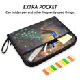 thumbnail image 2 of WOBOGO Peacock Of Stars Expanding File Folder Letter Size Accordion Filing Organizer 13 Pocket Separate Organ Pocket, 2 of 7