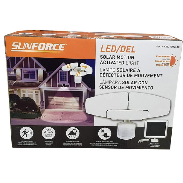 Sunforce Triple Head LED Solar Light Walmart